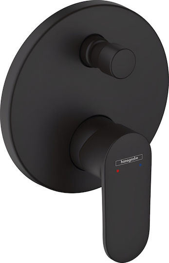 Hansgrohe Vernis Blend Built-in Faucet Mixer for Shower 2 Exits Black