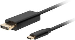 Lanberg USB 3.2 USB-C männlich - DisplayPort 1.8m (CA-CMDP-10CU-0018-BK) Lanberg USB 3.2 USB-C männlich - DisplayPort 1.8m (CA-CMDP-10CU-0018-BK)