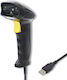 Qoltec Handheld-Scanner Verkabelt mit 1D-Barcode-Lesefunktion