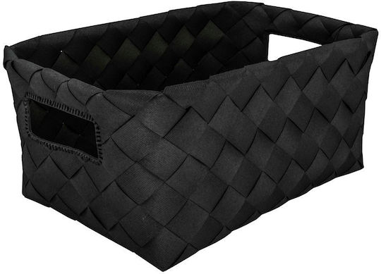 Kleine Wolke Storage Basket Plastic Black 28x18.5x12cm 1pcs