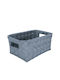 Kleine Wolke Storage Basket Plastic Blue 28x18.5x12cm 1pcs