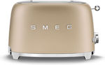 Smeg Toaster 2 Schlitze 950W Gold