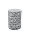 Stool For Living Room Ceramic Metro Gray 33x33x44cm