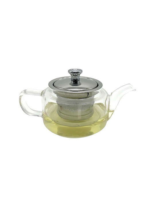 Ready Чайник с Филтър Стъклен Прозрачен 350ml