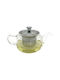 Ready Чайник с Филтър Стъклен Прозрачен 350ml