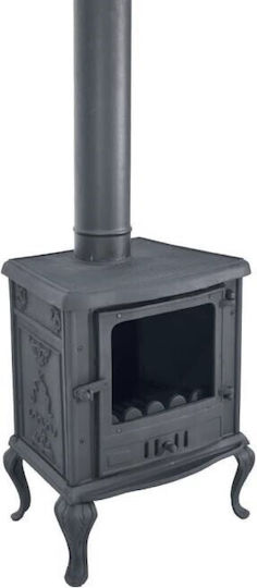 CHytiria Misailidi Durham-005 Fontă Cuptor pe lemne 15kW Negru
