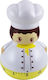 Countdown Analog Kitchen Timer Cooker Yellow