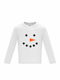 Kids Long Sleeve "Snowbaby", White