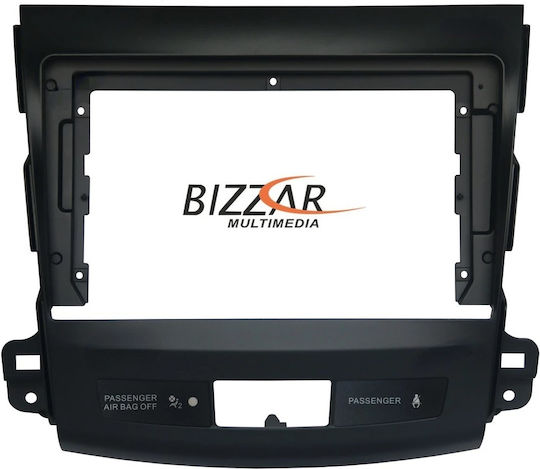 Bizzar DIN Fascia Panels 2 Din Compatible with Screen 9" for Citroen C-Crosser Mitsubishi Outlander Peugeot 4007 2007-2012