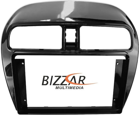 Bizzar DIN Fascia Panels 2 Din Compatible with Screen 9" for Mitsubishi Space Star 2013-2020