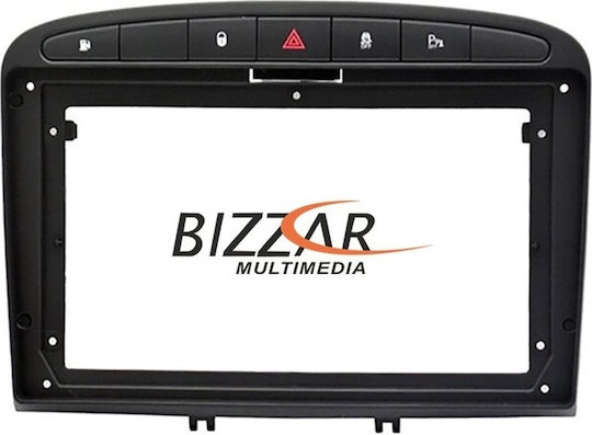 Bizzar Πρόσοψη 2 Din Συμβατή με Οθόνη 9" για Peugeot 308 / RCZ 2009-2015