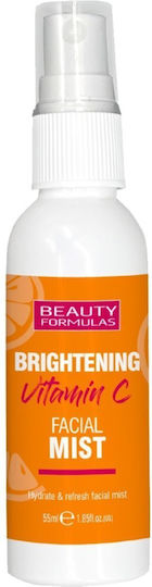 Beauty Formulas Vitamin C Mist Lotion Facial Toning With Panthenol 55ml