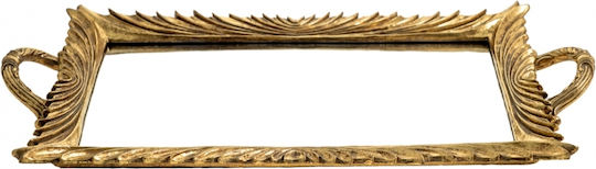 Zen Collection Διακοσμητικός Δίσκος Kunststoff Rechteckig mit Spiegel 52.5x26.5cm 1Stück