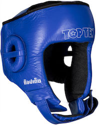 Top Ten IFMA Jarot Muay Adult Open Face Boxing Headgear Leather Blue