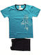 Natura Kids' Pajamas Summer Turquoise