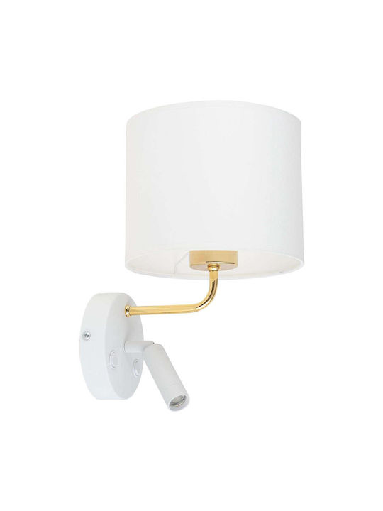 TK Lighting Richi Μοντέρνο Φωτιστικό Τοίχου με Ντουί E27 Λευκό 25x25εκ.