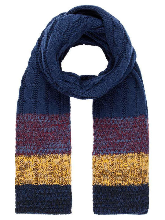 Kinder Schal Gestrickt Blau