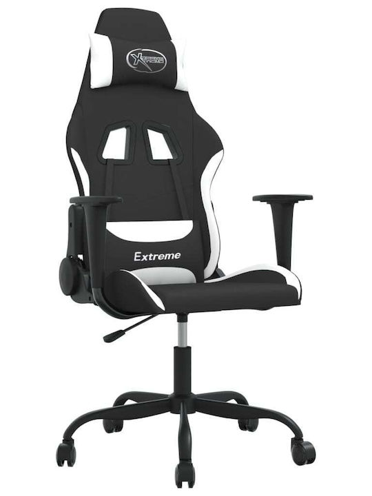 vidaXL 3143719 Scaun Gaming Negru/alb