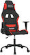 vidaXL 3143720 Gaming Chair Black / Red