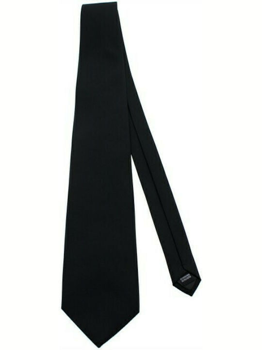 Krawatte Schwarz monochrom klassisch matt (Kunststoff)