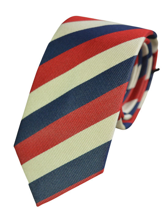 Silk Tie 7 cm with stripes