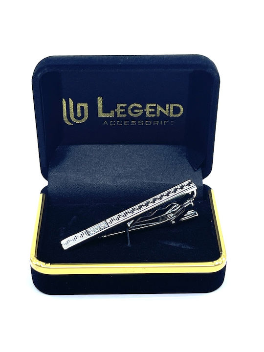 Silver Tie Clip 6 cm