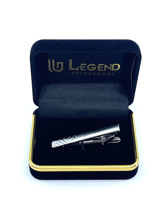 Silver Design Tie Clip 5 cm