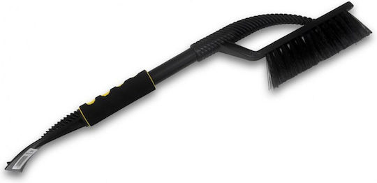 AMiO 1 Pc Soft Removal Brush Car Ice Scraper With Brush in Black Color