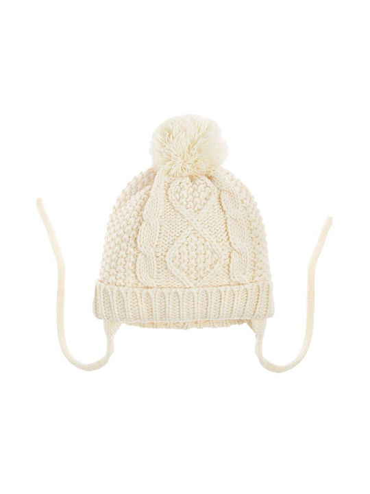 Cool Club Kids Beanie Knitted White