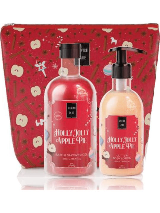 Lavish Care Holly Jolly Apple Pie Σετ Περιποίησης για Ενυδάτωση & Καθαρισμό Σώματος 3τμχ