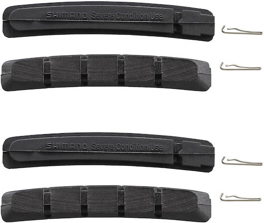 Shimano M70R2 Y8AA98212 Bicycle Brake Pads for V-Brakes Double Pair