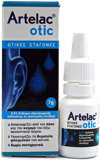 Bausch & Lomb Artelac Otic Капки за Почистване на Уши 7гр