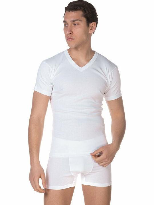 Comfort Tricou de corp pentru bărbați Mâneca Sc...