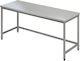 Inox Dobros Ανοξείδωτο Τραπέζι Μ160xΒ70xΥ86cm