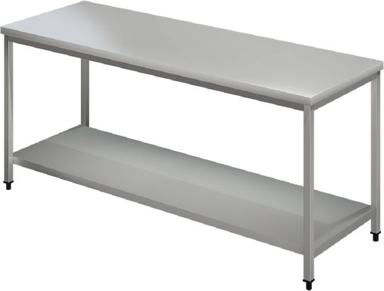 Inox Dobros The translation of the Liquid template into German while preserving the initial syntax and HTML tags is as follows: Edelstahl-Werkbank B240xT70xH86cm
