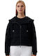 Damen Jacke in Schwarz Farbe