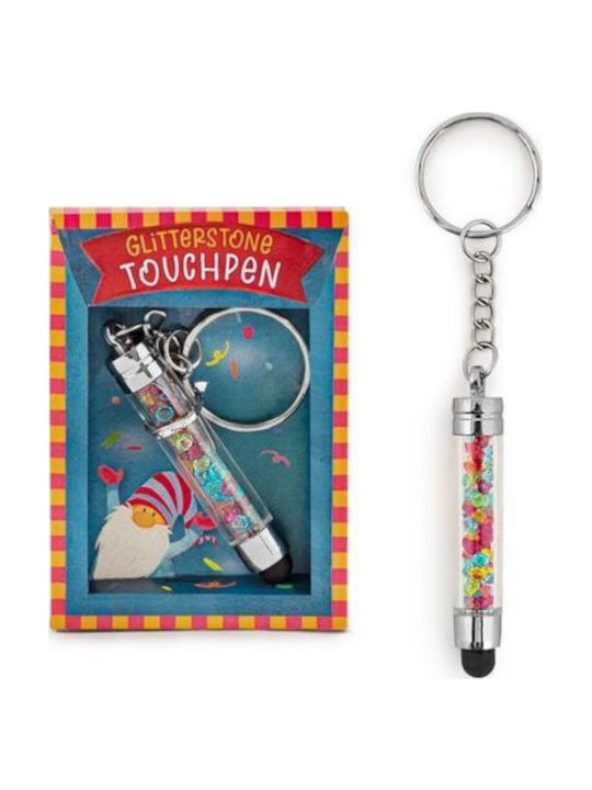 Exas Paper Keychain Trend Wichtel Glitter Touchpen