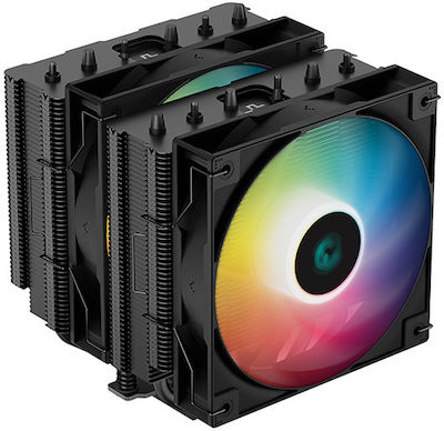 Deepcool AG620 BK ARGB Dual Fan CPU Cooling for AM4/AM5/1200/115x/1700 Socket