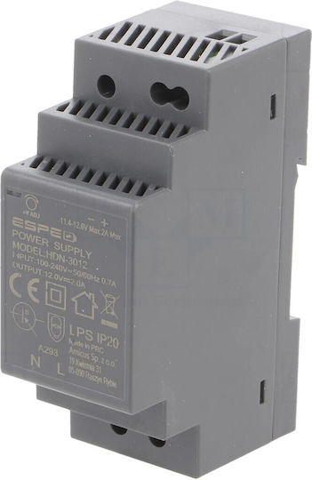 Amicus DIN Rail Power Supply 2A/12V/24W