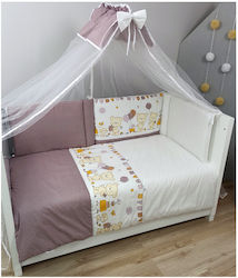 Baby Star Set Für Krippe Patty Lila 6Stück Baby Star Set Für Krippe Patty Lila 6Stück