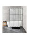 Kleine Wolke Brooklyn Shower Curtain 180x200cm Transparent