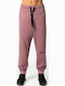 Sweatpants with Elastic Lilac / Black