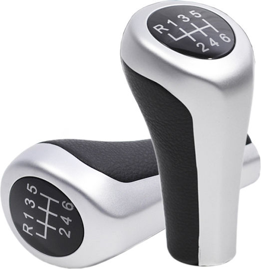 Carman 6 Shift Knob for BMW E60 / E90 / X3 / X5 / E81 Silver