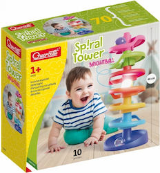 Quercetti Baby-Spielzeug Spiral Tower Brightball mit Lichtern für 12++ Monate