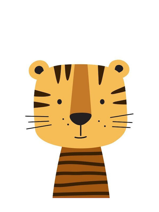 Posters - Poster Cute tiger Paper 15x20cm