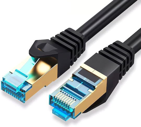 Montis S/FTP Cat.7 (10Gbps) Καλώδιο Δικτύου Ethernet 3m Μαύρο