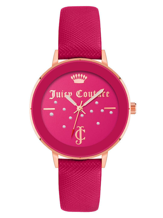 Juicy Couture Women's Watch with Pink Leather S...