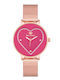 Juicy Couture Γυναικείο Ρολόι 38mm Μπαταρίας με Ροζ Χρυσό Μεταλλικό Μπρασελέ