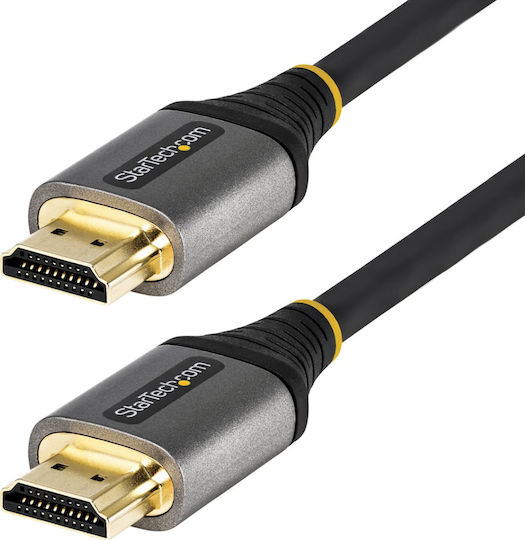 StarTech HDMI 2.1 Ultra High Speed 48Gbps 4K 120Hz HDR VRR Cable HDMI male - HDMI male 0.5m Μαύρο