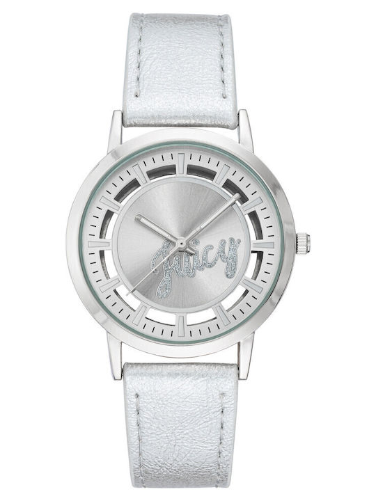Juicy Couture Women's Watch with Silver Leather...
